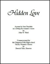 Hidden Love SSA choral sheet music cover